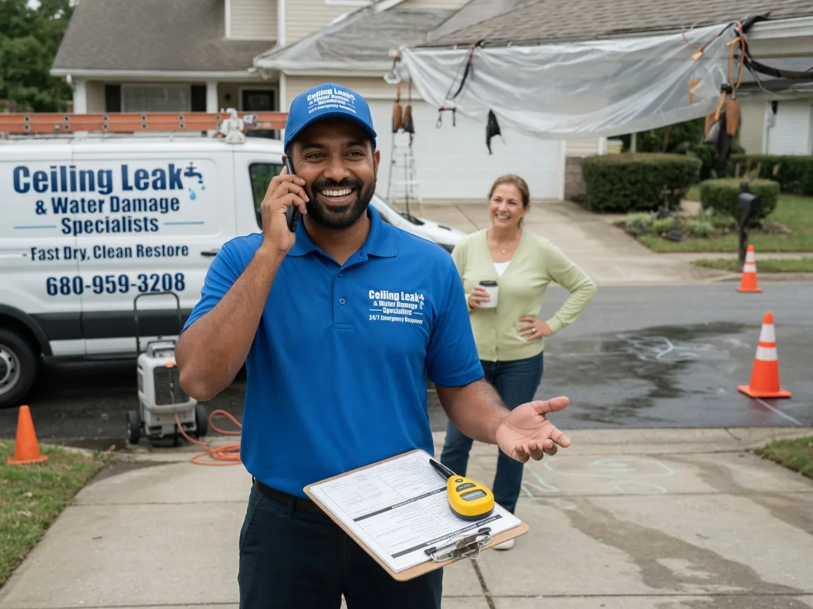 Ceiling Leak Cleanup Mcintire, IA FAQs